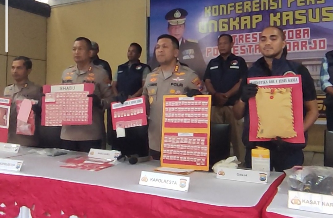 Gempur Peredaran Narkotika, Polresta Sidoarjo Ringkus 25 Tersangka Sepanjang Maret