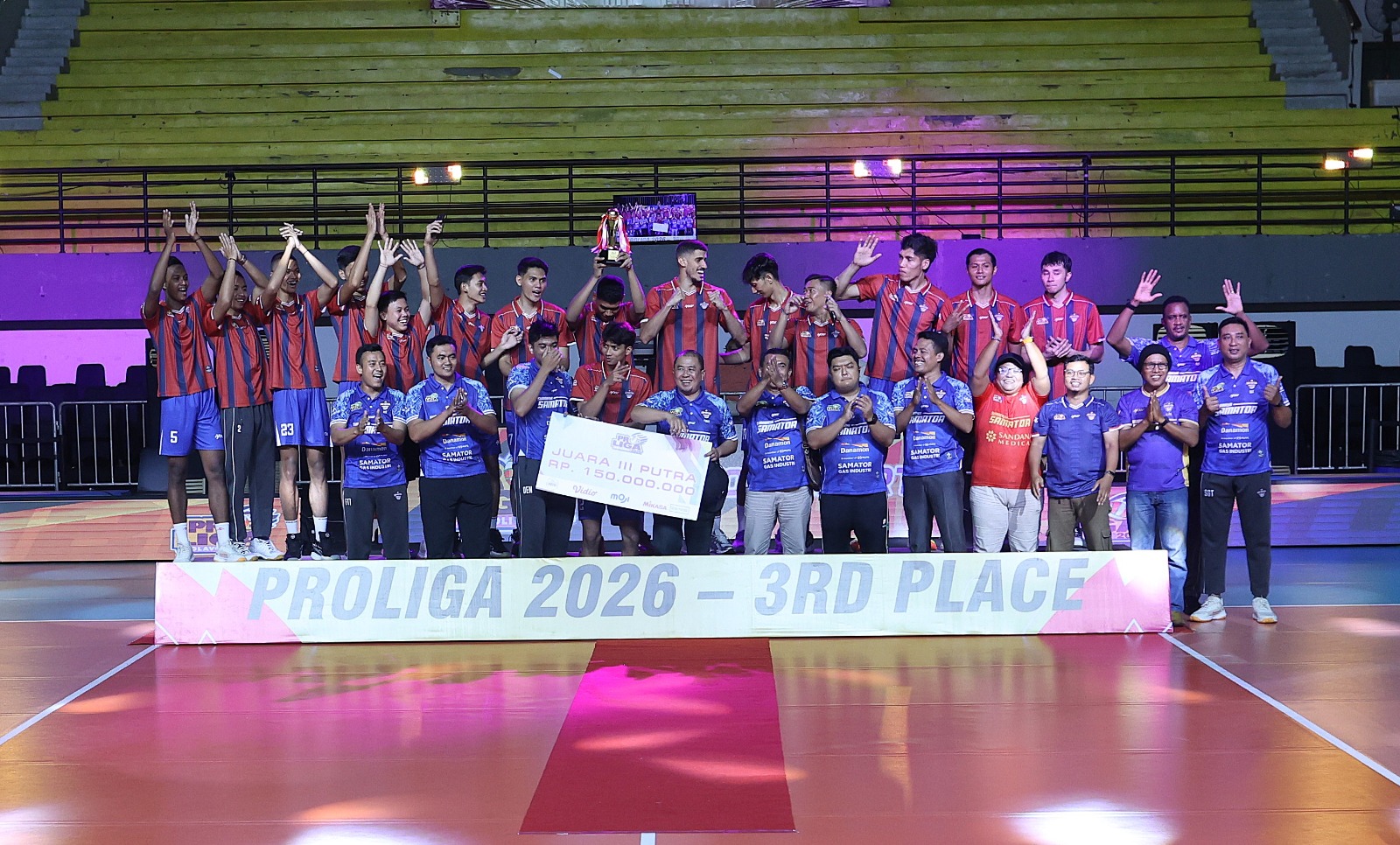 Hantam Garuda Jaya, Samator Raih Podium Ketiga Proliga