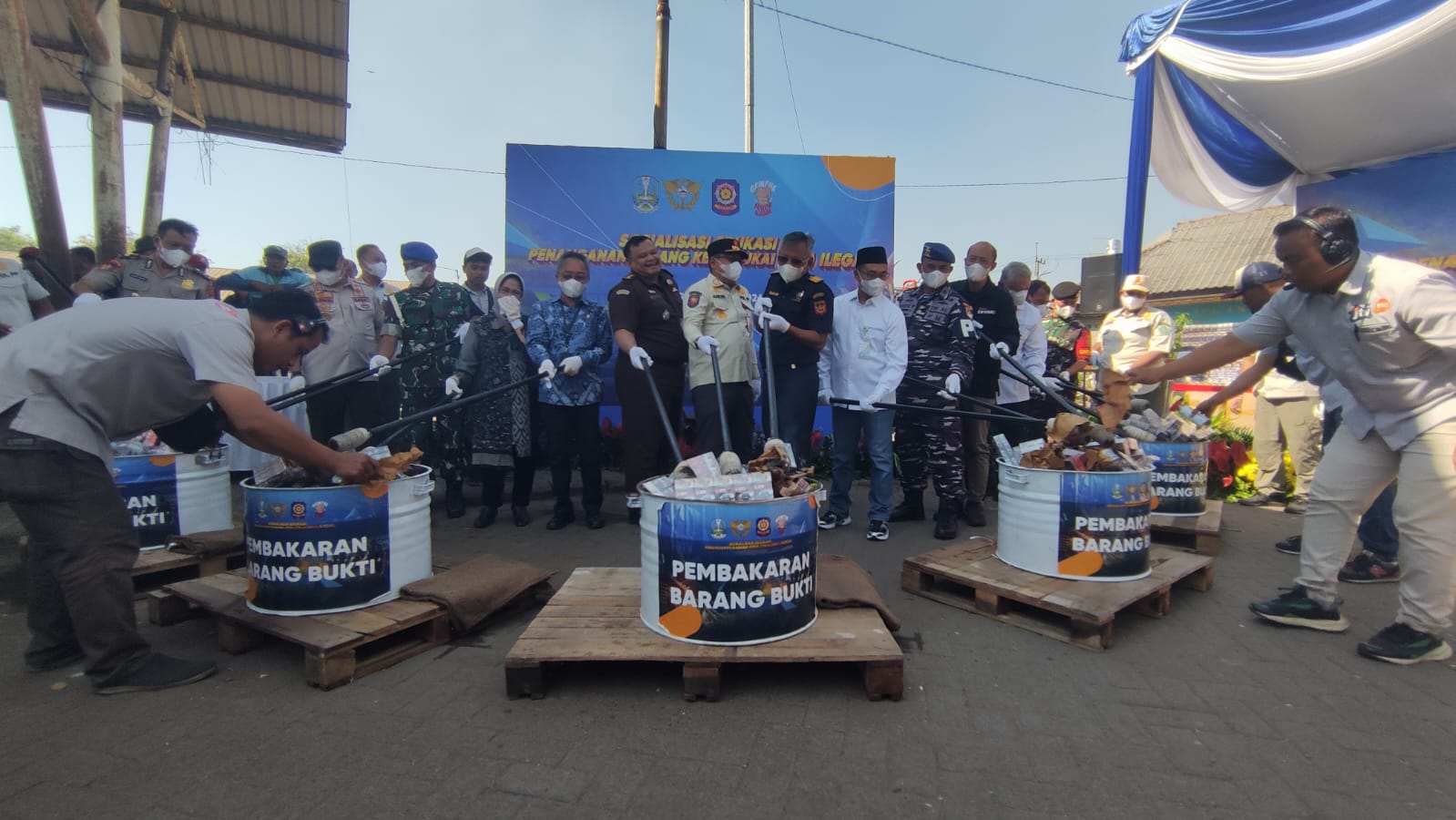 Bea Cukai Jatim Musnahkan Belasan Juta Batang Rokok Ilegal Bernilai Miliaran