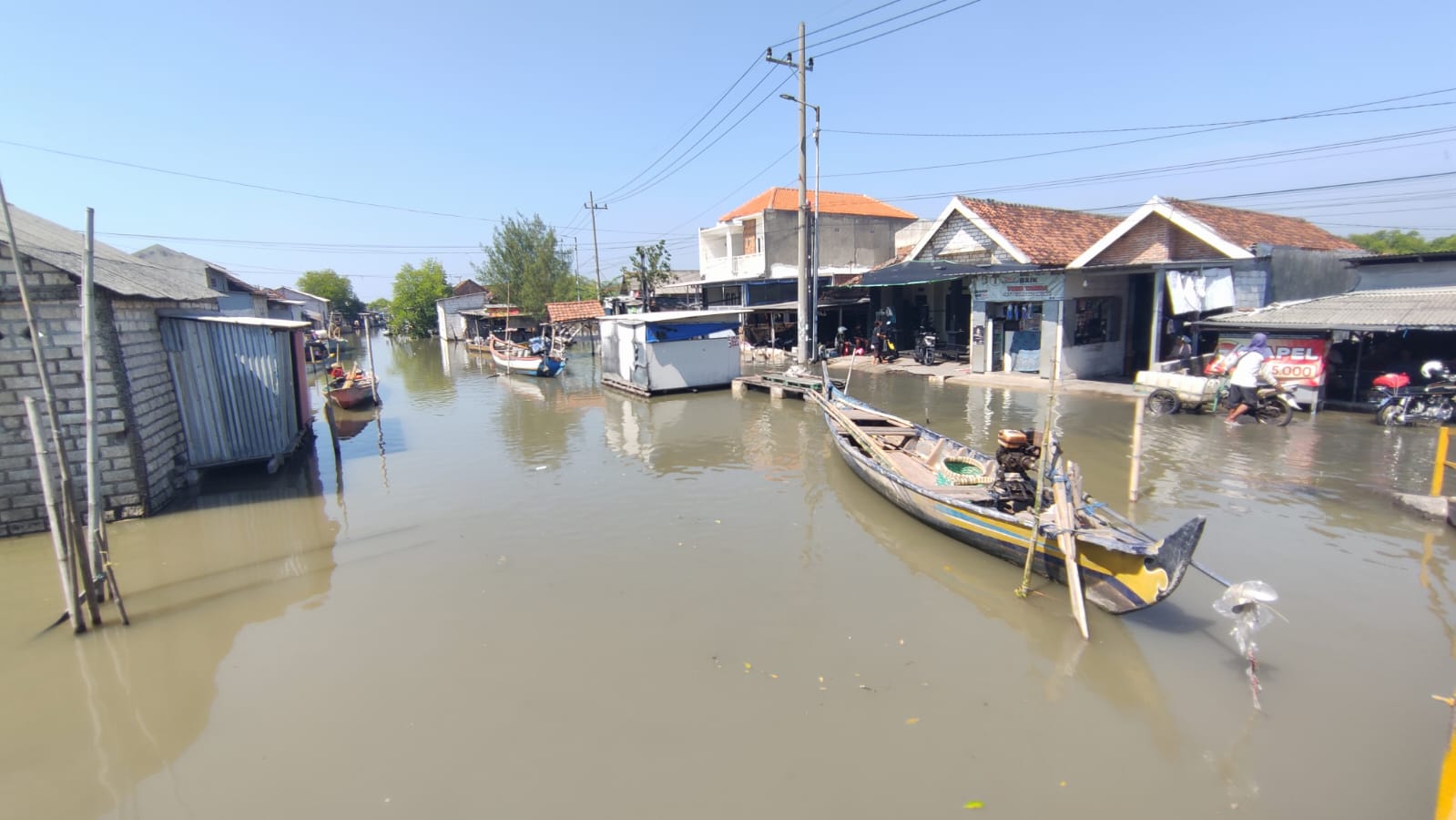 Banjir Rob Rendam Wilayah Pesisir Sidoarjo saat Libur Tahun Baru Islam