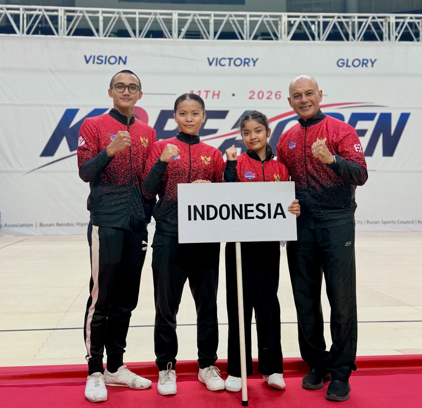 Tim Aerobik Indonesia Tembus Empat Besar di Ajang 11th Aerobic Korea Open 2026