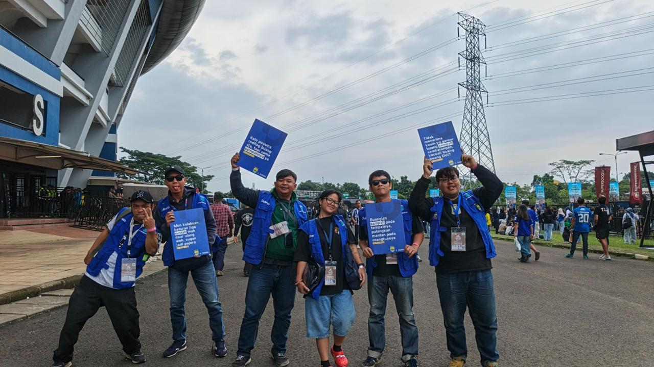 Persib dan Jubelo Kelola 65,4 Ton Sampah Sepanjang Musim  2025/2026