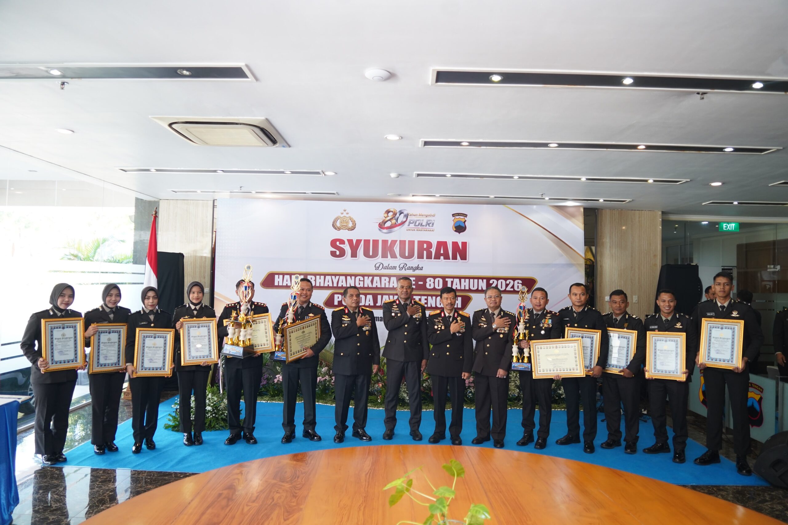 Syukuran Hari Bhayangkara, Polda Jateng Berkomitmen Mengabdi pada Masyarakat