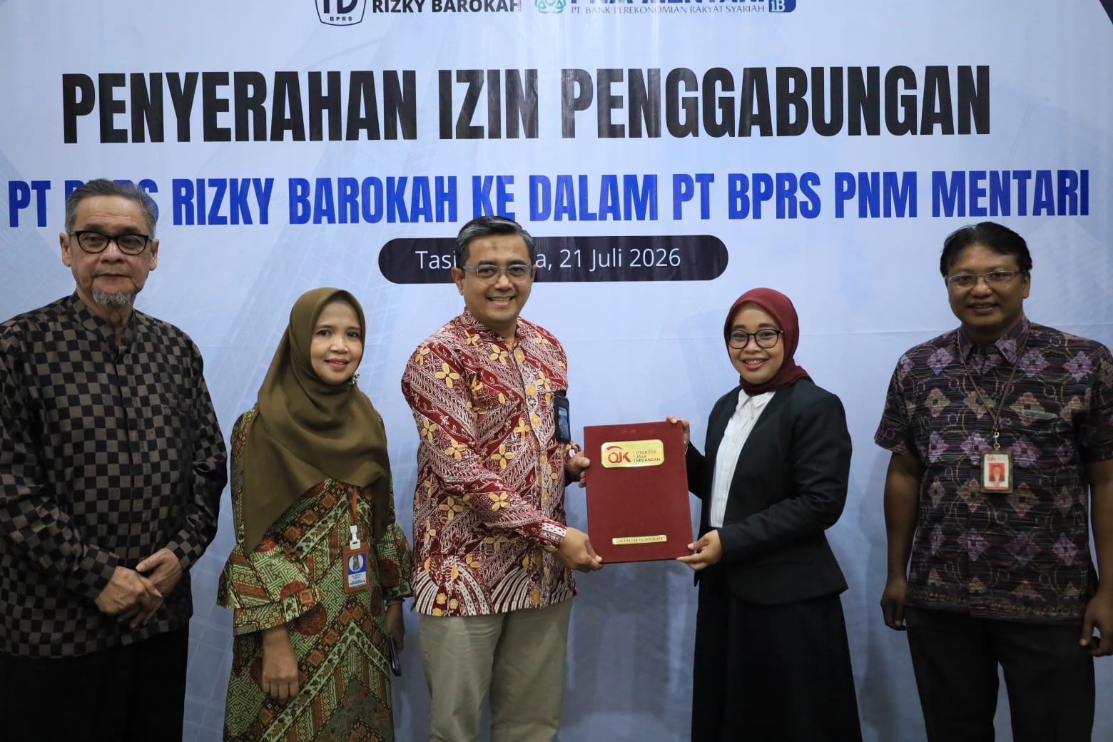 OJK Setujui Penggabungan BPRS Rizky Barokah ke BPRS PNM Mentari