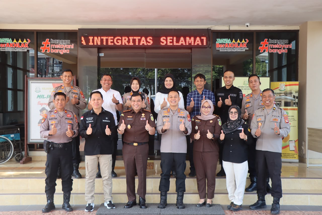 Perkuat Sinergi, Kapolresta Sleman Kunjungi Kejaksaan Negeri Sleman