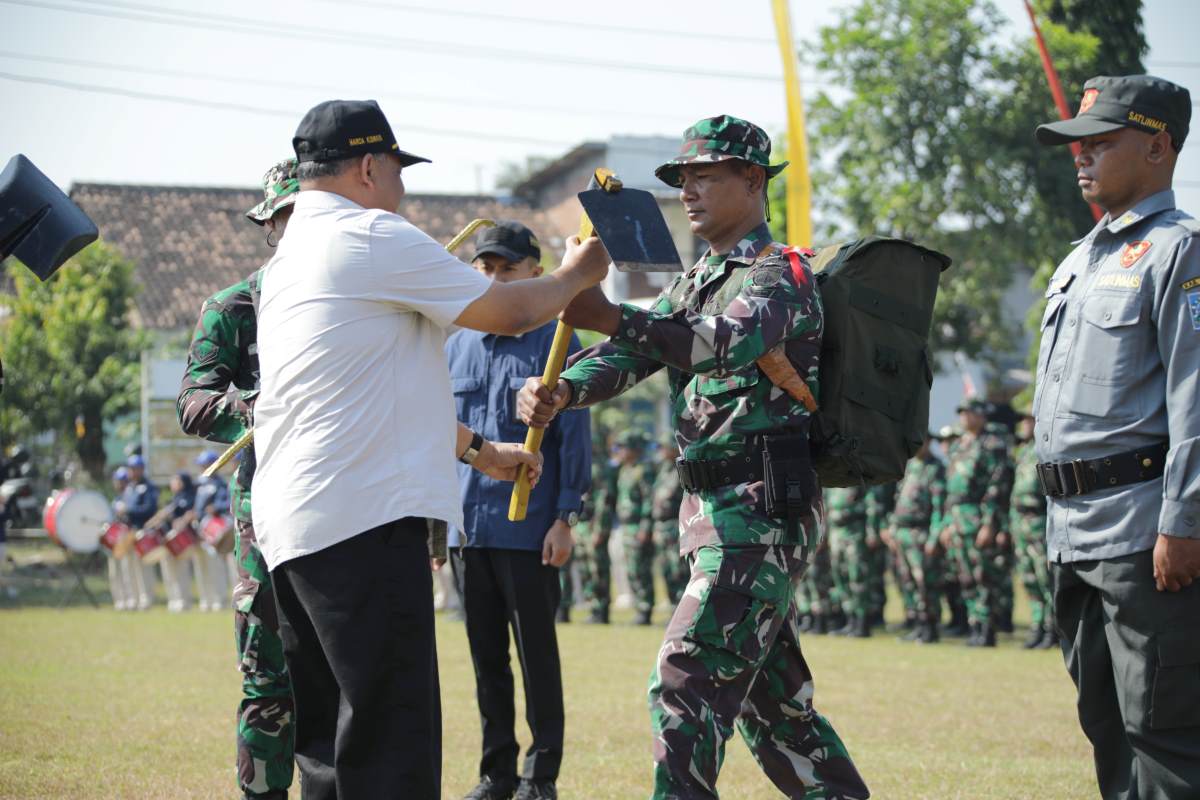 Bupati Sleman Buka TMMD Sengkuyung di Berbah