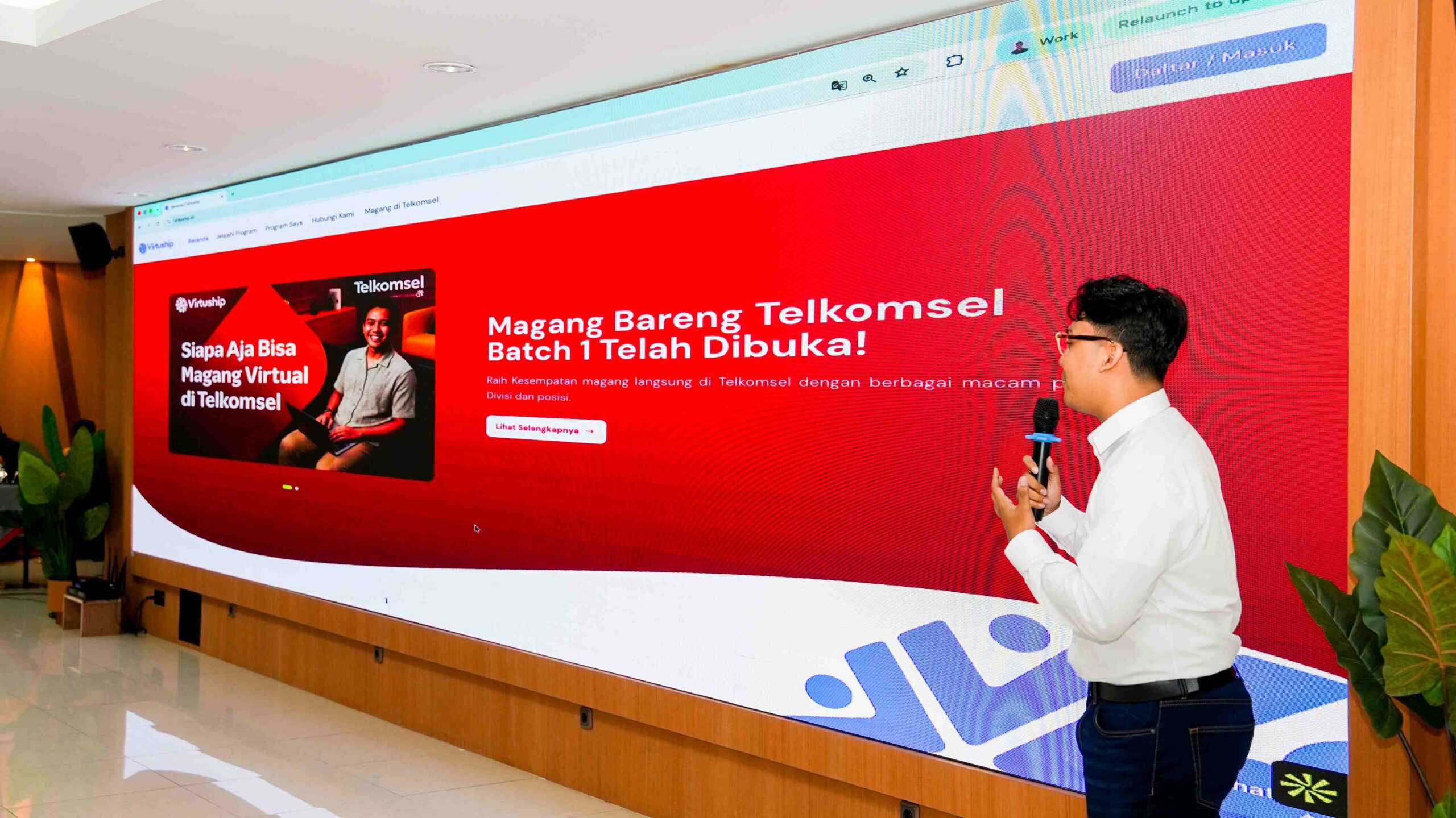 Bantu Mahasiswa Dapat Pengalaman,Telkomsel Luncurkan Virtual Virtuship