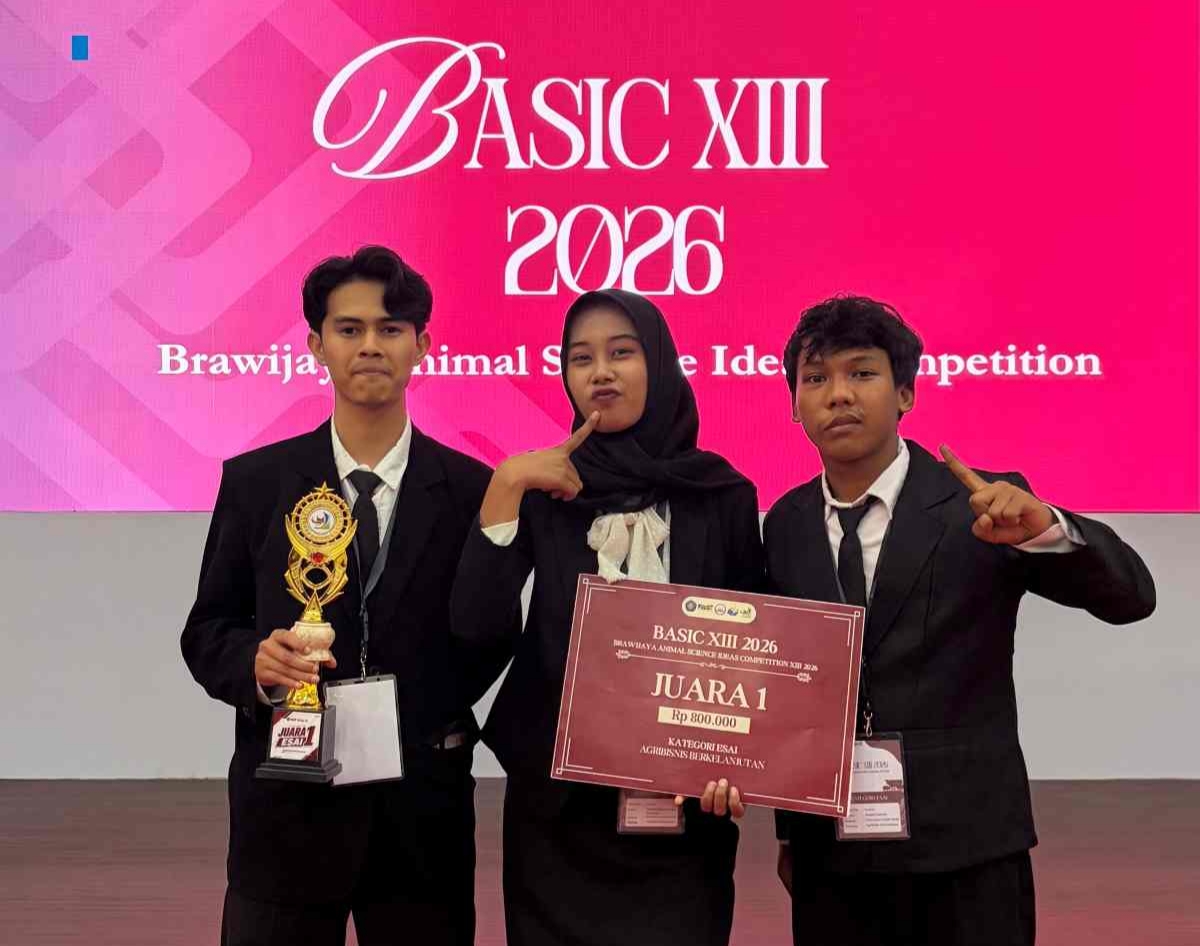 Tim Mahasiswa Peternakan UGM Juara I Brawijaya Animal Science Ideas Competition
