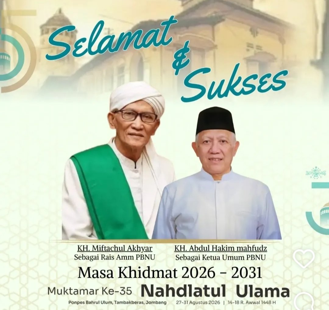 Gus Kikin Resmi Jadi Ketua Umum PBNU, KH Miftachul Akhyar Rais Aam