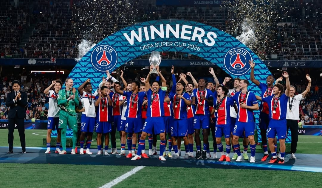 Pertahankan Piala Super, PSG Masuk Jajaran Klub Elite Eropa