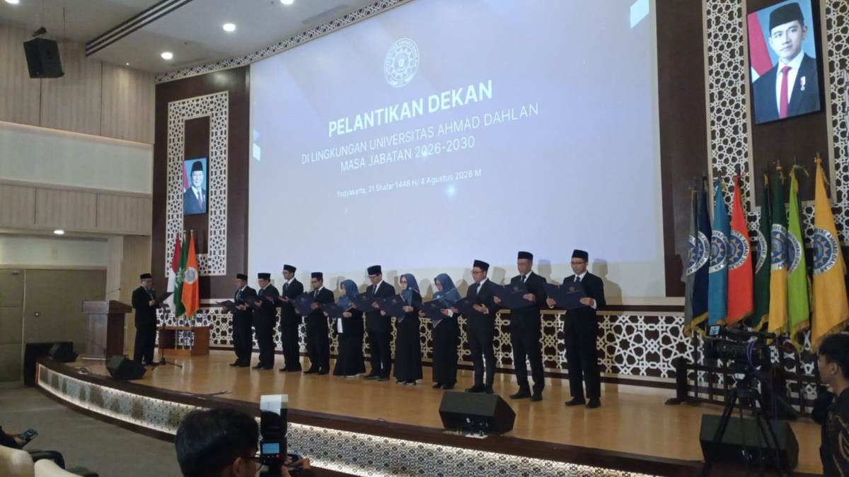 11 Dekan Baru UAD Diminta Persiapkan AkreditasI Institusi pada 2027