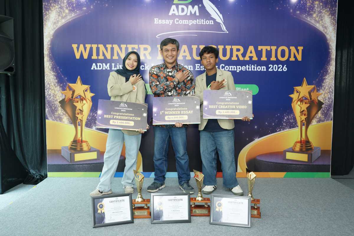 Tim Fapet UGM Juara 1 Best Presentation dan Best Creative Video