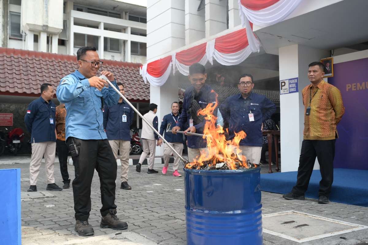Bank Indonesia DIY Musnahkan Musnahkan 18.680 Lembar Uang Palsu