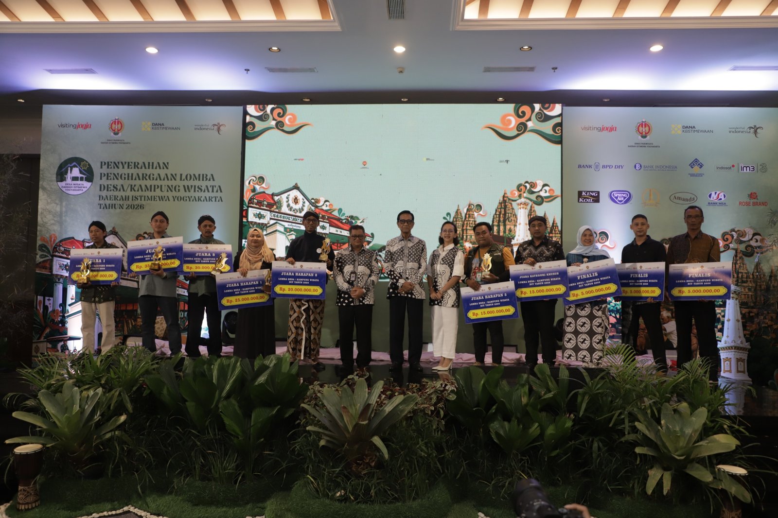 Sleman Sabet Dua Penghargaan Lomba Desa/Kampung Wisata 2026
