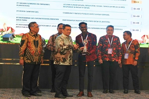 Program Lestari PT BGR Minamas Raih Silver CSR & PDB Award