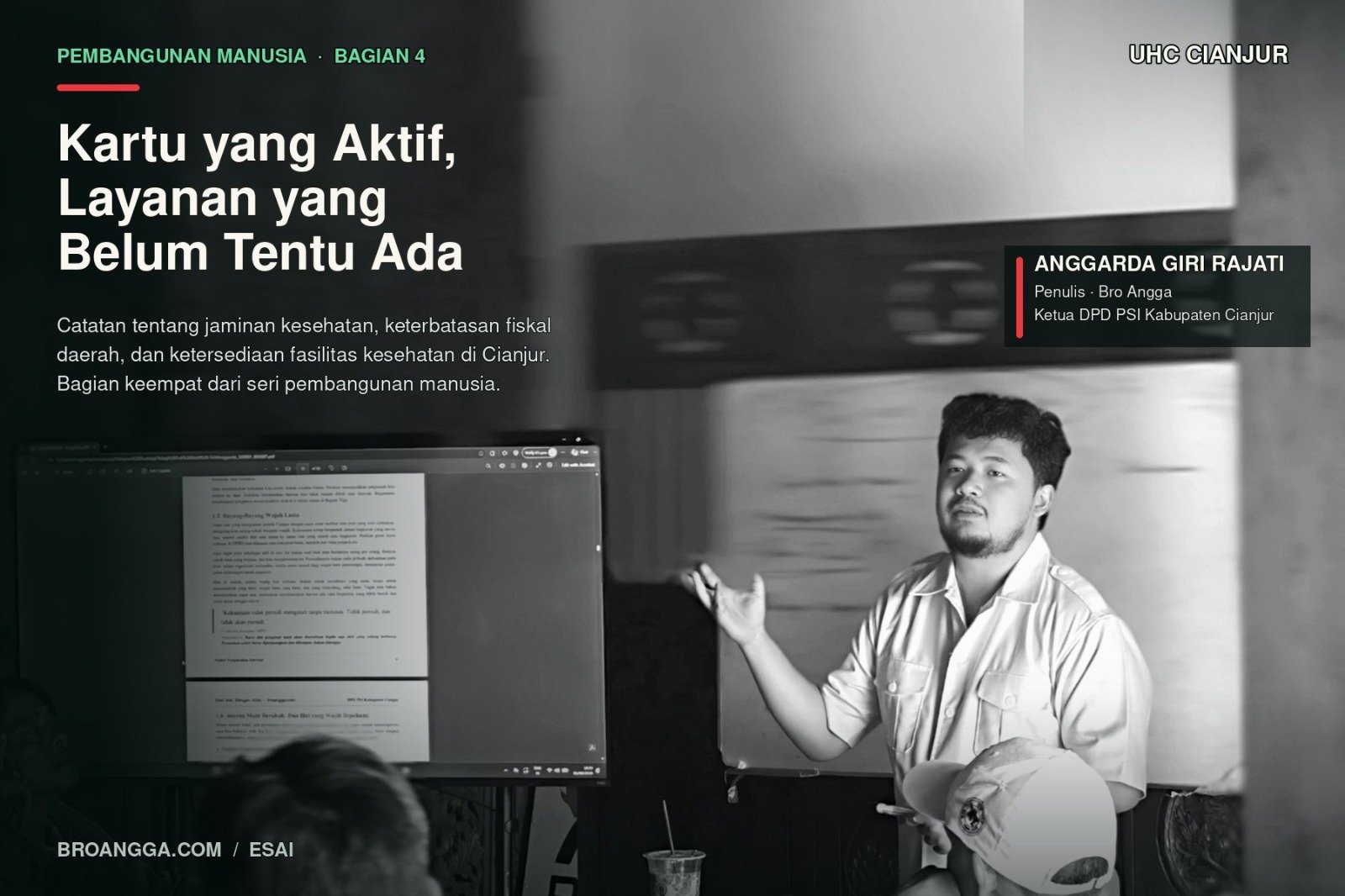 PSI Soroti Revisi SE Bupati Cianjur Soal UHC