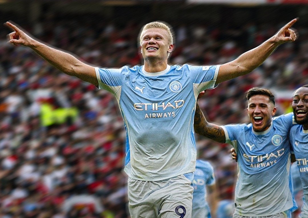 Sepuluh pemain Manchester City Bekuk Manchester United di Old Trafford