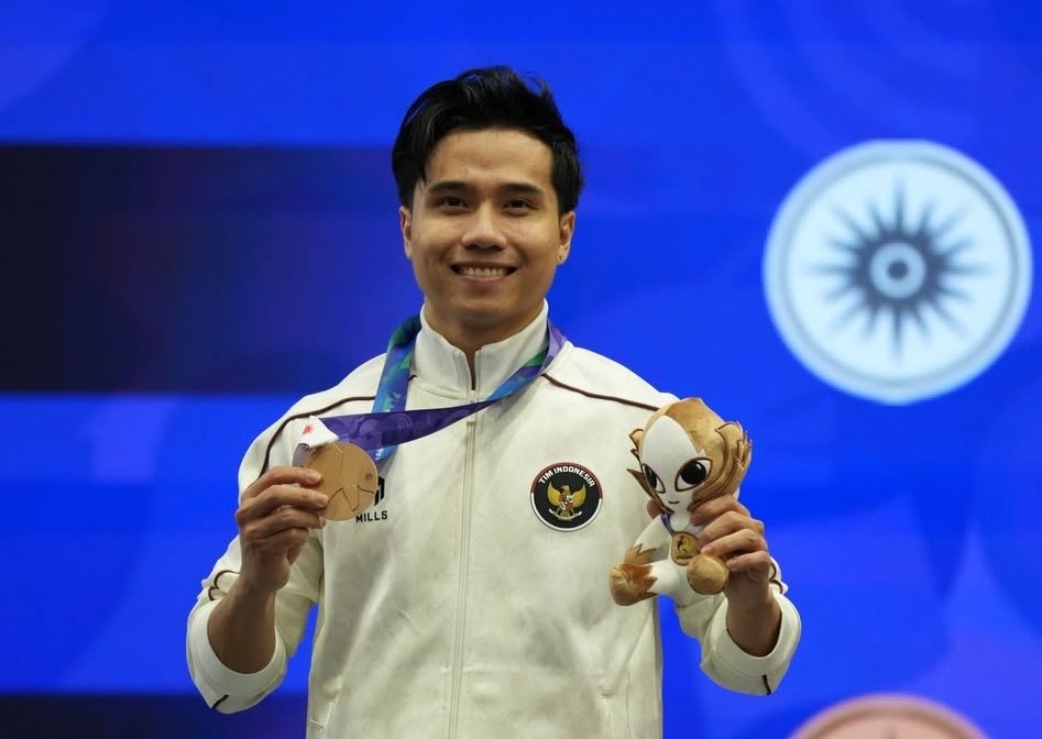 Seraf Naro Sumbang Medali Pertama untuk Indonesia di Asian Games 2026