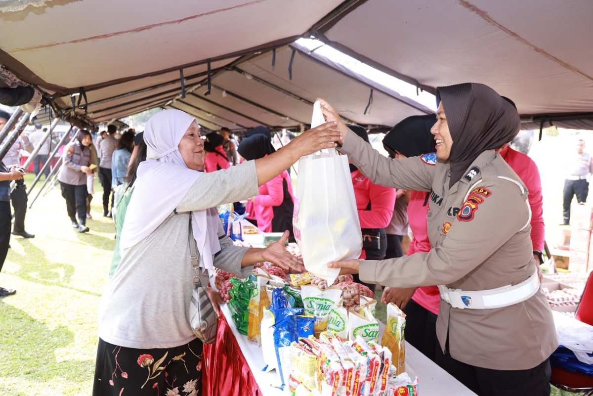 Sambut HUT Lalu Lintas ke-71, Polda DIY Gelar Gerakan Pasar Murah