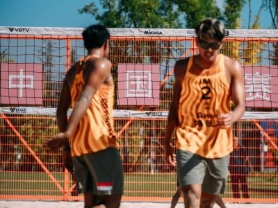 Gasak Ganda Jepang, Bintang/Sofyan Juara Grup E AVC Beach Continental