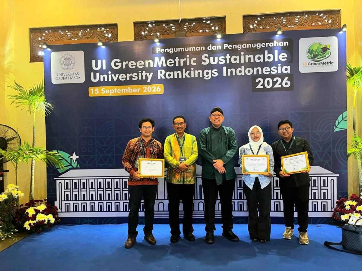 UIN Sunan Kalijaga Raih Tiga Penghargaan UI GreenMetric