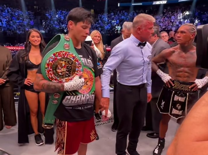 Menang TKO atas Conor Benn, Ryan Garcia Pertahankan Gelar Kelas Welter