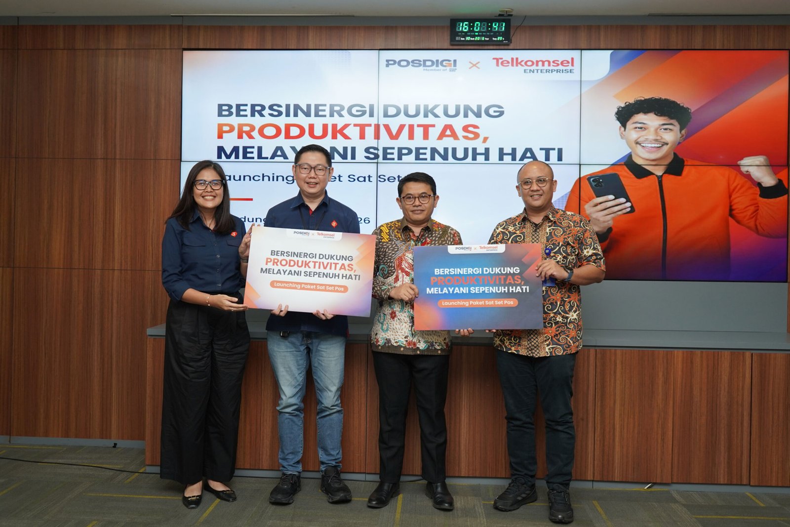 Telkomsel Gandeng PosDigi Luncurkan Paket Sat Set Pos