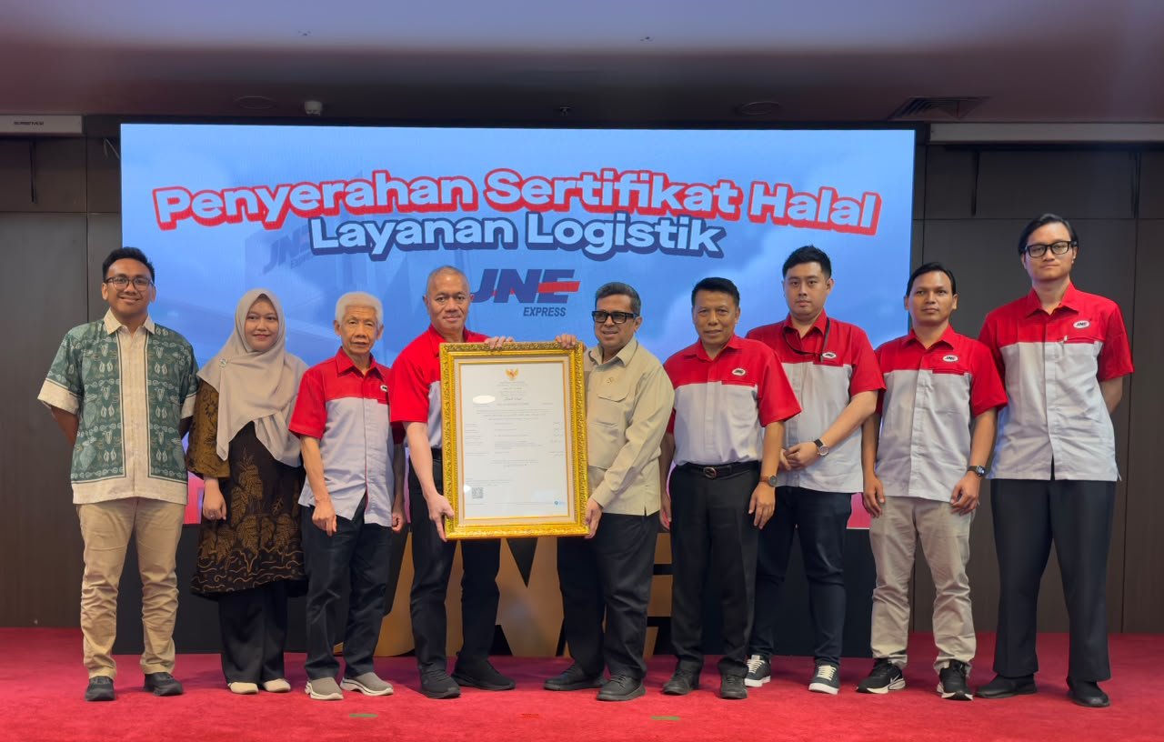 Raih Sertifikasi Halal BPJPH, JNE Perkuat Standar Logistik