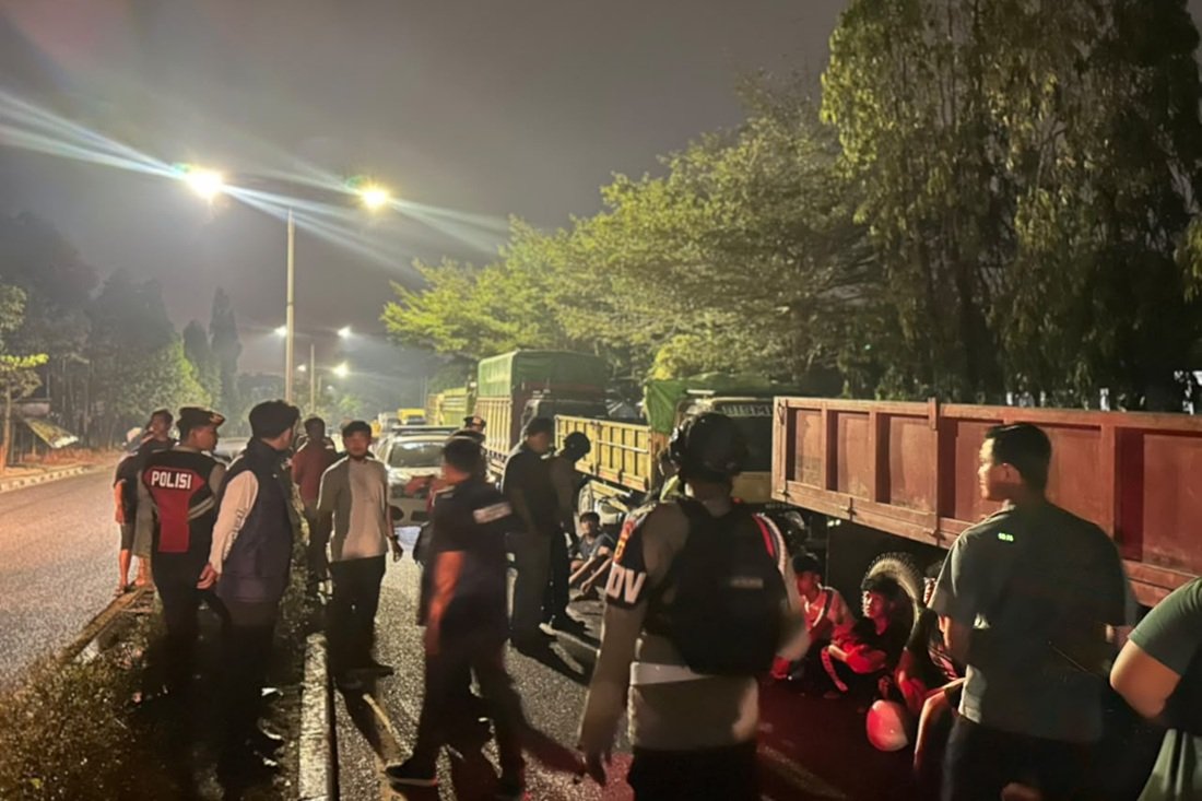 Operasi Jaran Siginjai Tangkapi Pembalap Liar dekat  Bandara Jambi